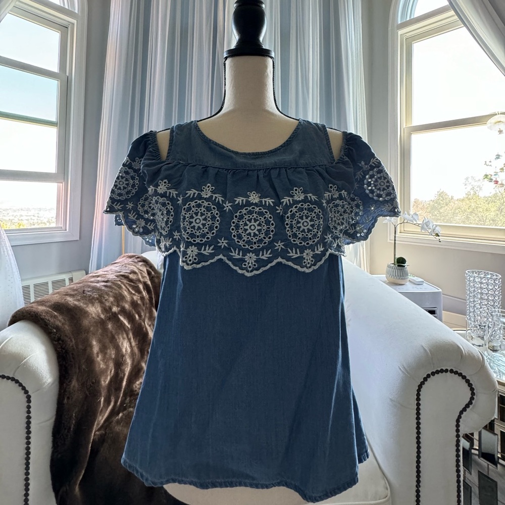Boho inspired off the shoulder top